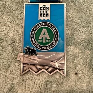 Appalachian Trail Virtual Challenge Medal - Blue and Green